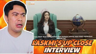 ATEBANG REACTION | MISS UNIVERSE INDONESIA 2022 LAKSMI'S UP CLOSE INTERVIEW #puteriindonesia2022