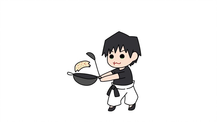 [ Jujutsu Kaisen ] Daddy makes fried rice for Xiaohui [Handwritten]