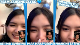 ASHCINE LAYAG 💙 Francine's Birthday Live on KUMU w/ Aston Salvador | ASHCINE