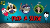 3 Slides Challenge - PICK A SLIDE Chapter 2 In ROBLOX | Khaleel and Motu