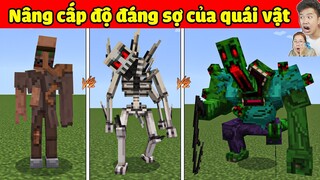 Minecraft, Nhưng bqThanh và Ốc Thử Thách Nâng Cấp Độ Đáng Sợ Của Những Con MOB...