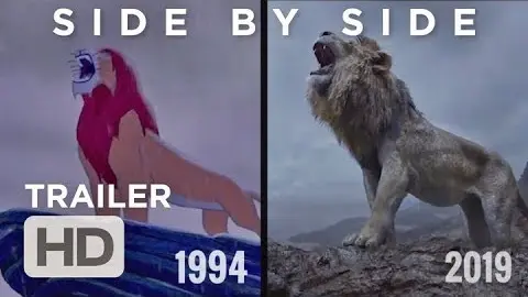 The LION KING Official Trailer | 1994 & 2019 Comparison | SIDE BY SIDE