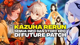 KAZUHA Geo Bois RERUN Di 4.5, New Story Skirk + Hexenzirkel, Human Form 11 Adeptus, 6 Skin Baru.