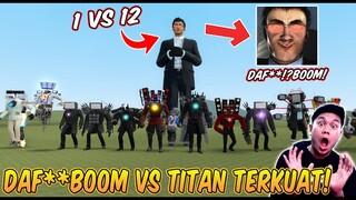 Daf**Boom VS 12 TITAN TERKUAT DI SKIBIDI TOILET! Ternyata Daf**Boom Yang Terkuat!