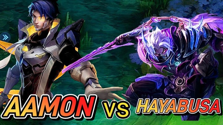 AAMON VS HAYABUSA  who is better Assassin #mobilelegends