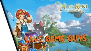 Save Gems Untuk Beli INI, GACHA Di Tahan Dulu Ya- Ni No Kuni: Cross World