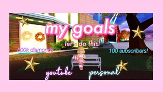 My goals for the remaining days of 2019 !! (ROBLOX Royale High)