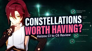 BEST HEIZOU Constellations? C1 to C6 Comparison Showcase & Review | Genshin Impact 2.8