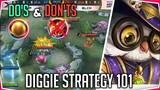 TIPS For Diggie STRAT From Best Build to Gameplay Emblem & Spell/Mobile Legends Tagalog Tutorial2021
