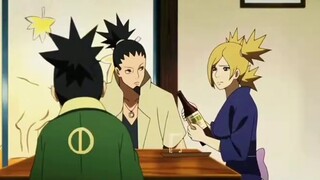 Kontrol istri Temari sedang online, Shikamaru dan Shikadai dididik satu demi satu