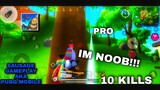 NOOB VS PRO!!! | 10 KILLS | SOLO VS SQUAD | SAUSAGE MAN Gameplay | PUBG MOBILE