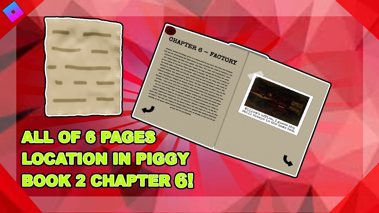 ROBLOX PIGGY BOOK 2 CHAPTER 6 ALL ENDINGS 