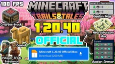 Update MCPE Terbaru❗❗|| Versi 1.20.40 Official || Bisa Login XBOX dan Main Server