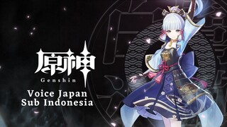 Demo Karakter - "Kamisato Ayaka: Camellia di Tengah Salju" | Genshin Impact Va Japan - Sub Indonesia