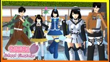 COSPLAY JADI ANIME + TUTORIAL MUNCULIN BAJU ANIME DAN CARA MAKENYA SAKURA SCHOOL SIMULATOR INDONESIA