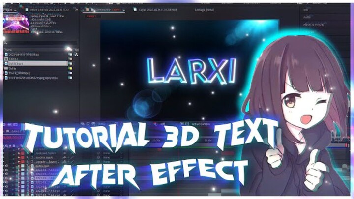 Tutorial AMV 3D text