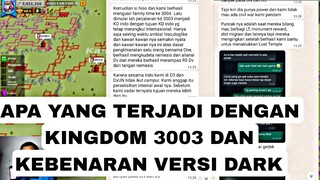 kebenaran versi dark kingdom 3003 dan bahas lengkap drama kingdom🇮🇩!!