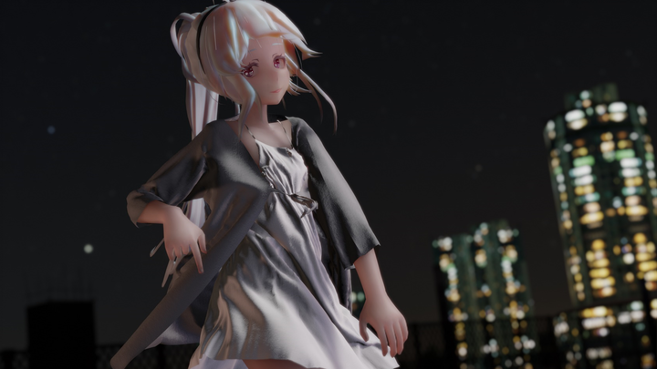 ✿Fabric/Weak MMD✿คุณสามารถได้ยินเสียงหัวเราะและเสียงหัวเราะของนักท่องเที่ยวบนประภาคารในระยะไกล