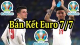 Lịch Thi Đấu Bán Kết Euro 2020 (2021) Ngày 7/7 - Thông Tin Trận Đấu