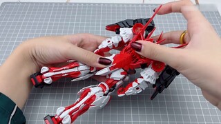 [Ducu Platter] Excellent appearance but lack of fun Bandai MG Sengoku Astray Gundam assembly process