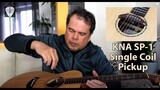KNA SP-1 Single Coil Acoustic Guitar Pickup Installation and Demo