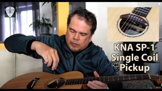 KNA SP-1 Single Coil Acoustic Guitar Pickup Installation and Demo