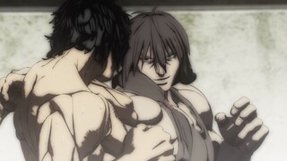 Kengan Ashura 14: Ouma's road to becoming stronger, 40,000 imaginary battles, Ouma bleeding from all