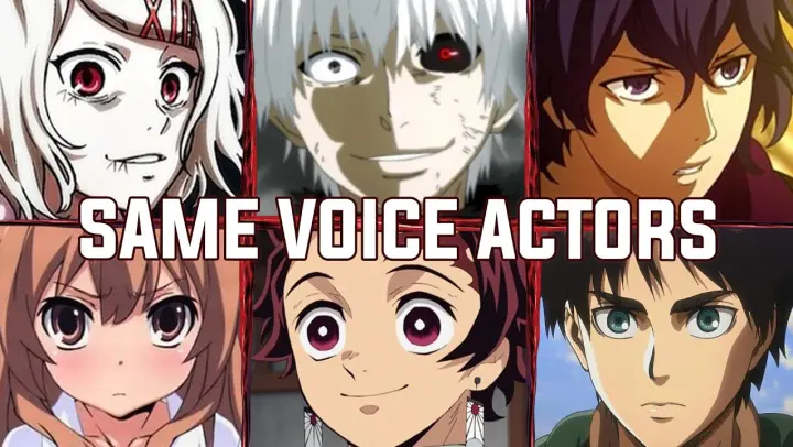Tokyo Ghoul All Characters Japanese Dub Voice Actors Same Anime Characters