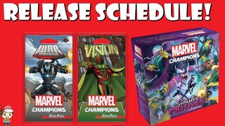 The Complete Marvel Champions Release Schedule! (BIG Updates!)