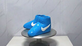 [Thủ công] Đôi giày Nike màu xanh da trời làm từ đường?!