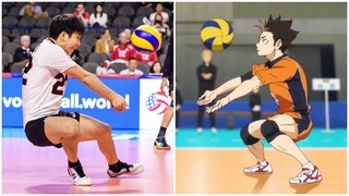 Tomohiro Yamamoto | Nishinoya in Real Life Volleyball | Crazy Skills (HD)