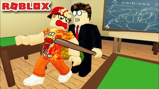 KITA KABUR DARI GURU JAHAT DI SEKOLAH - ROBLOX ESCAPE SCHOOL OBBY