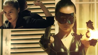 💥Invincible sharpshooter! The female assassin dealt with all her enemies with double guns! | Kungfu