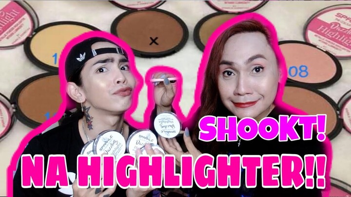 SPARKLE COSMETIKS HIGHLIGHTER TEKA BAKIT GANITO ?! Review + Swatches + tested | beki lovers