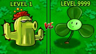 Cây Catus Xương Rồng Và Cỏ Ba Lá Blover Plants vs Zombies - Hoa Quả Nội Giận Top Game