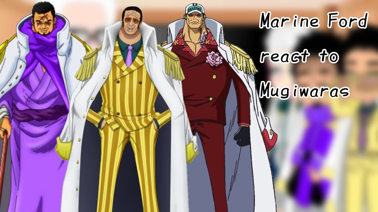 3 Admirals Sengoku Garp Smoker React To Mugiwaras One Piece Admirals Bilibili