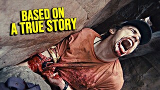 A MOUNTAINER GETS STUCK IN A CANYON AND MUST CUT HIS ARM TO ESCAPE | Movie Recap 127 hours