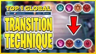 TOP 1 GLOBAL MAGIC CHESS STRATEGY - ALL NEW TRANSITION TECHNIQUE ! | Mobile Legends Bang Bang