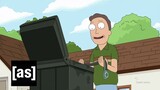 Invisible Garbage Truck Jerry | Rick and Morty | adult swim