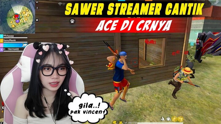 Masuk Ke CR Streamer Cantik Pak VIncent Dapat Ace