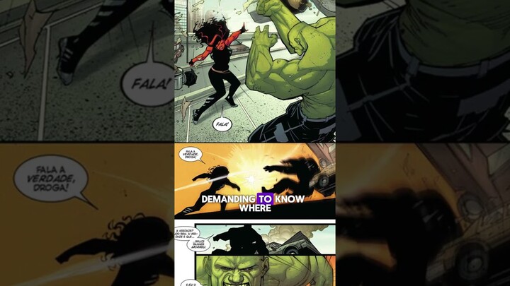 Hulk Claps Red She Hulk! #marvelcomics #hulk #shehulk