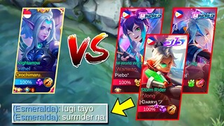 Lugi Daw Kami Kaya Gusto Nila Mag Surrender! 🙂 | Orochimaru Vs 3 Oriental Fighters | Mlbb