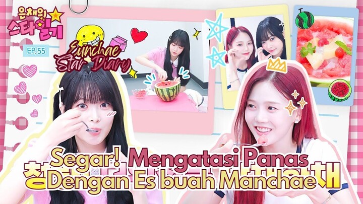 [SUB INDO] Idol yang Disukai Mertua: Hyojung&Eunchae👭 Siapa yang Ditolak?😁| Eunchae Star Diary💫