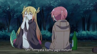 awal pertemuan Kobayashi dan Tohru | Kobayashi-san Chi no Maid Dragon |