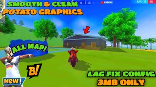 Fix lag Smooth & Clean Config 90fps Potato Colorful Graphics all Map! 😱 Free Fire