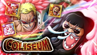 COLISEUM DOFLAMINGO & TREBOL! Stages 1 - 3 Playthrough! (ONE PIECE Treasure Cruise)