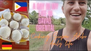 A day in my life in DAVAO ORIENTAL, PHILIPPINES - Siopao Adobo - daily life in the mountains