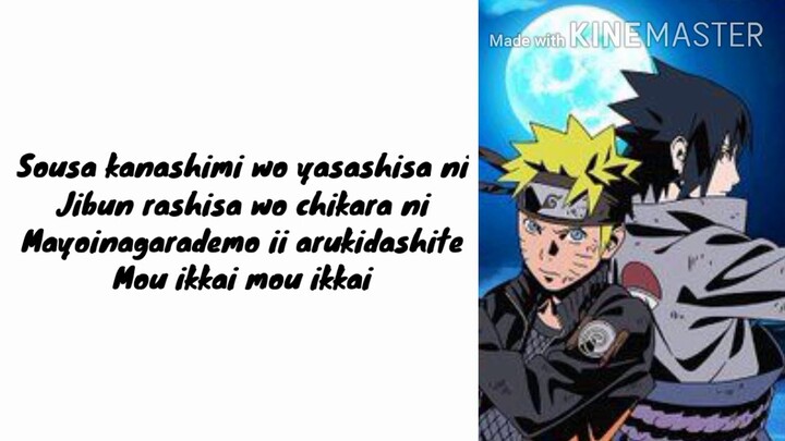 Lirik lagu Kanashimi Wo Yasashisa Ni Ost Naruto