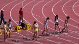 123【陸上 ハードル】平成27年度北信越高校総体　女子7種競技100mH　3組目
