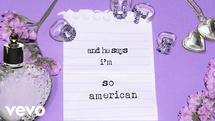 Olivia Rodrigo - so american (Official Lyric Video)